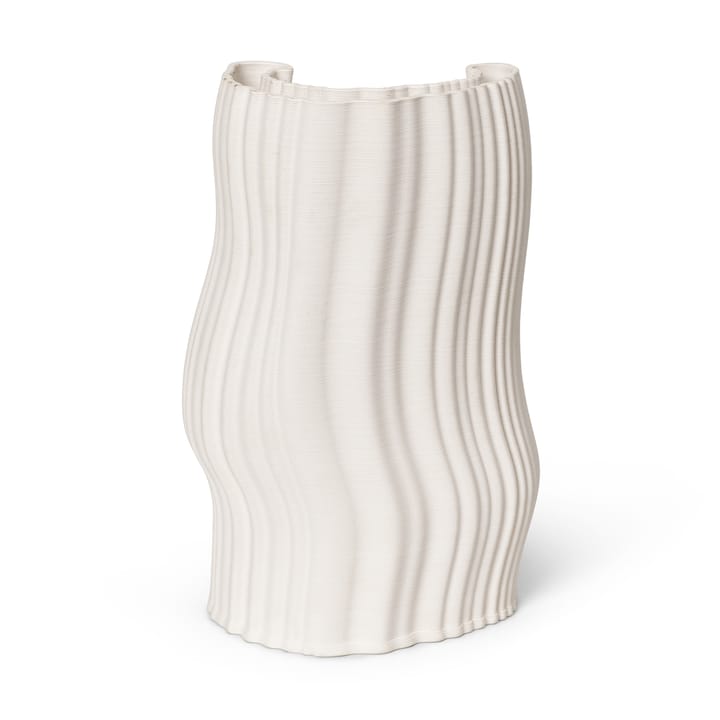 Wazon Moire 19x30 cm, Złamana biel  Ferm Living
