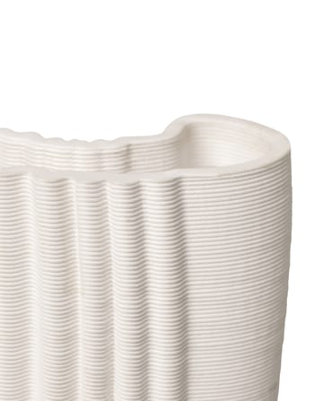 Wazon Moire 19x30 cm - Złamana biel  - Ferm Living