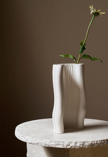 Wazon Moire 19x30 cm - Złamana biel  - Ferm Living
