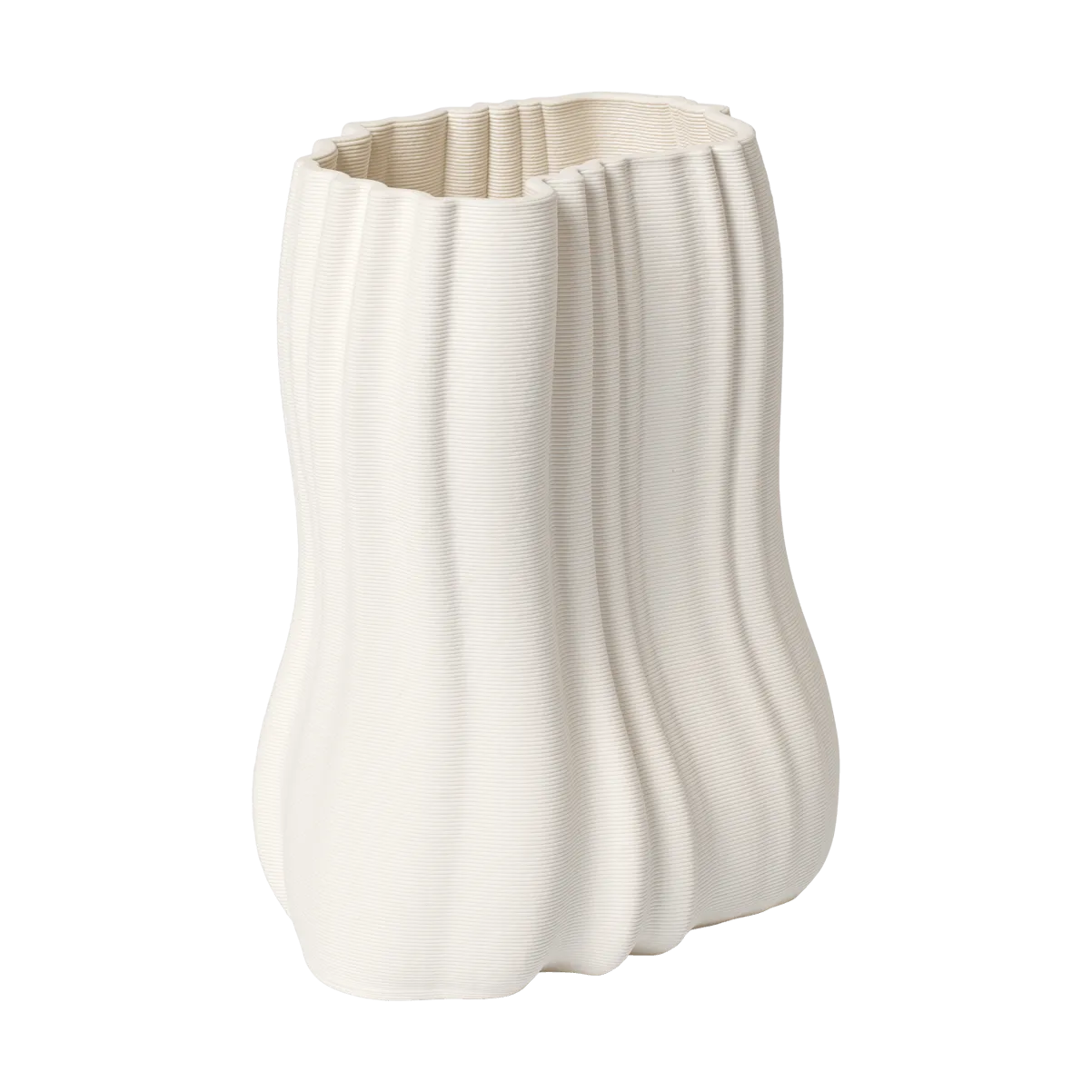 Wazon Moire 20 cm, Off-white Ferm Living