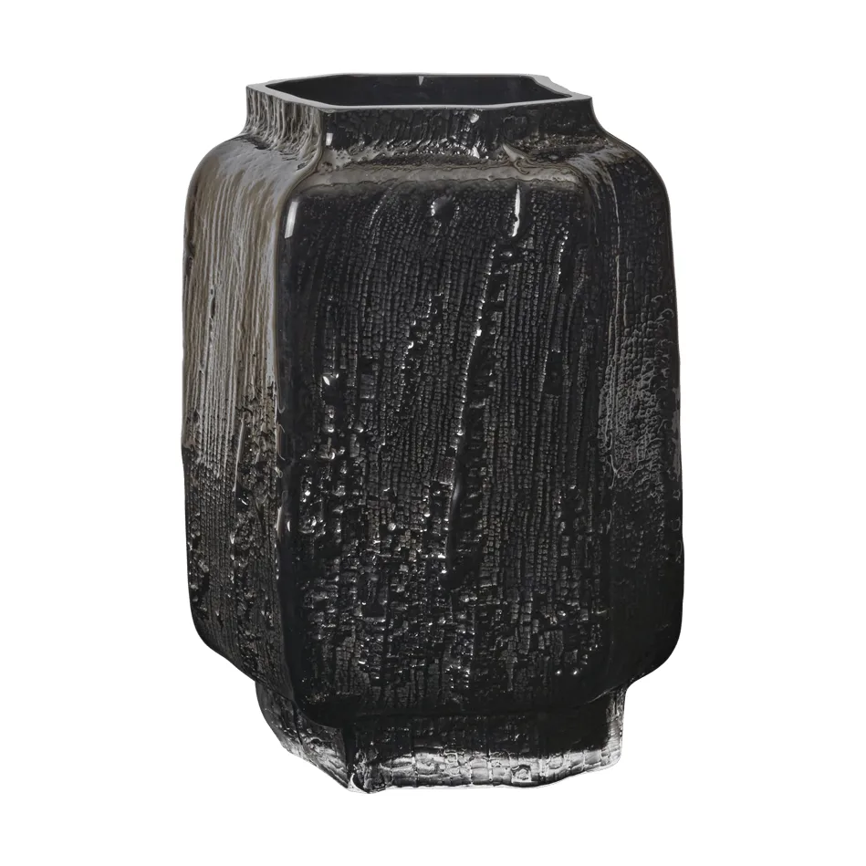 Wazon Mokuri, Black, 25 cm Ferm Living