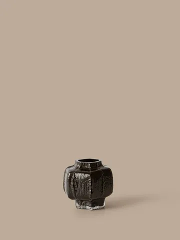 Wazon Mokuri - Black, 30 cm - Ferm Living