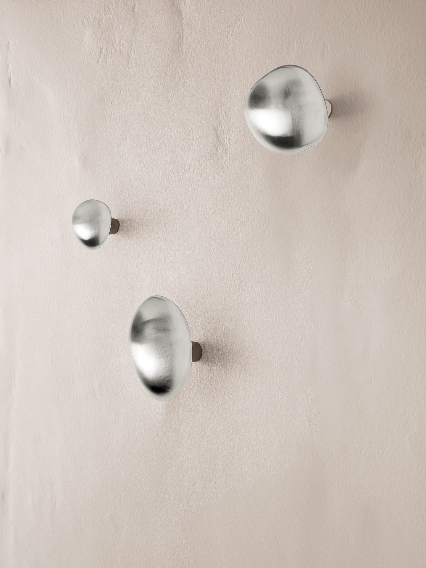 Wieszak Mushroom, Brushed stainless steel Ferm Living