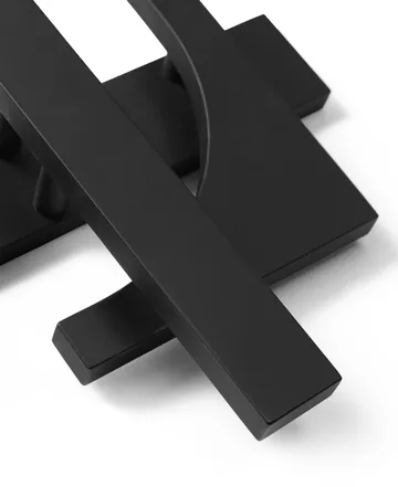 Wieszak ścienny Cupe 33,4x73 cm - Czarny  - Ferm Living