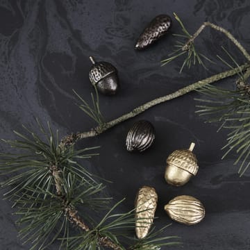Winterland ozdobne szyszki - mosiądz - Ferm Living
