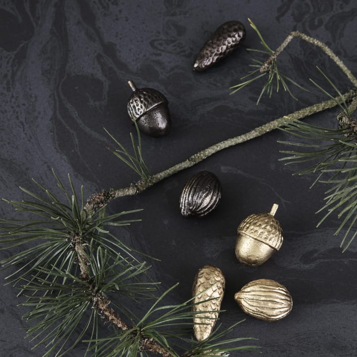 Winterland ozdobne szyszki, mosiądz Ferm Living