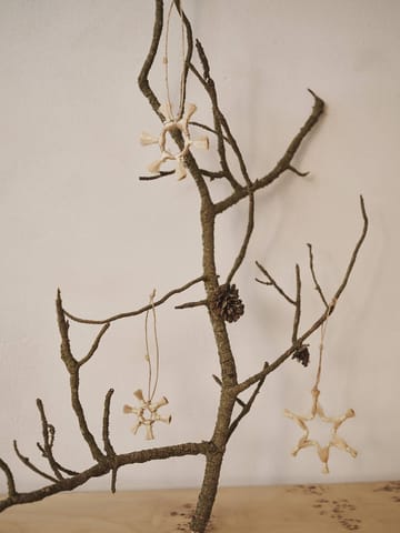 Wisior na choinkęFerm Living Jute Stars 3 części - Natural - Ferm Living
