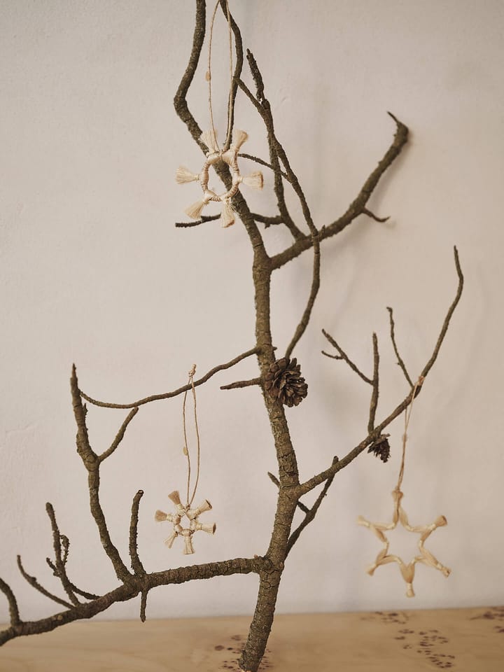 Wisior na choinkęFerm Living Jute Stars 3 części, Natural Ferm Living
