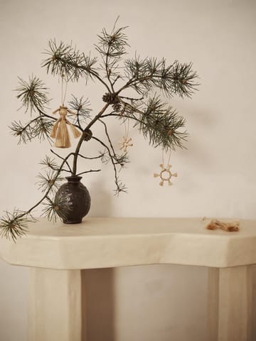 Wisior na choinkęFerm Living Jute Stars 3 części - Natural - Ferm Living