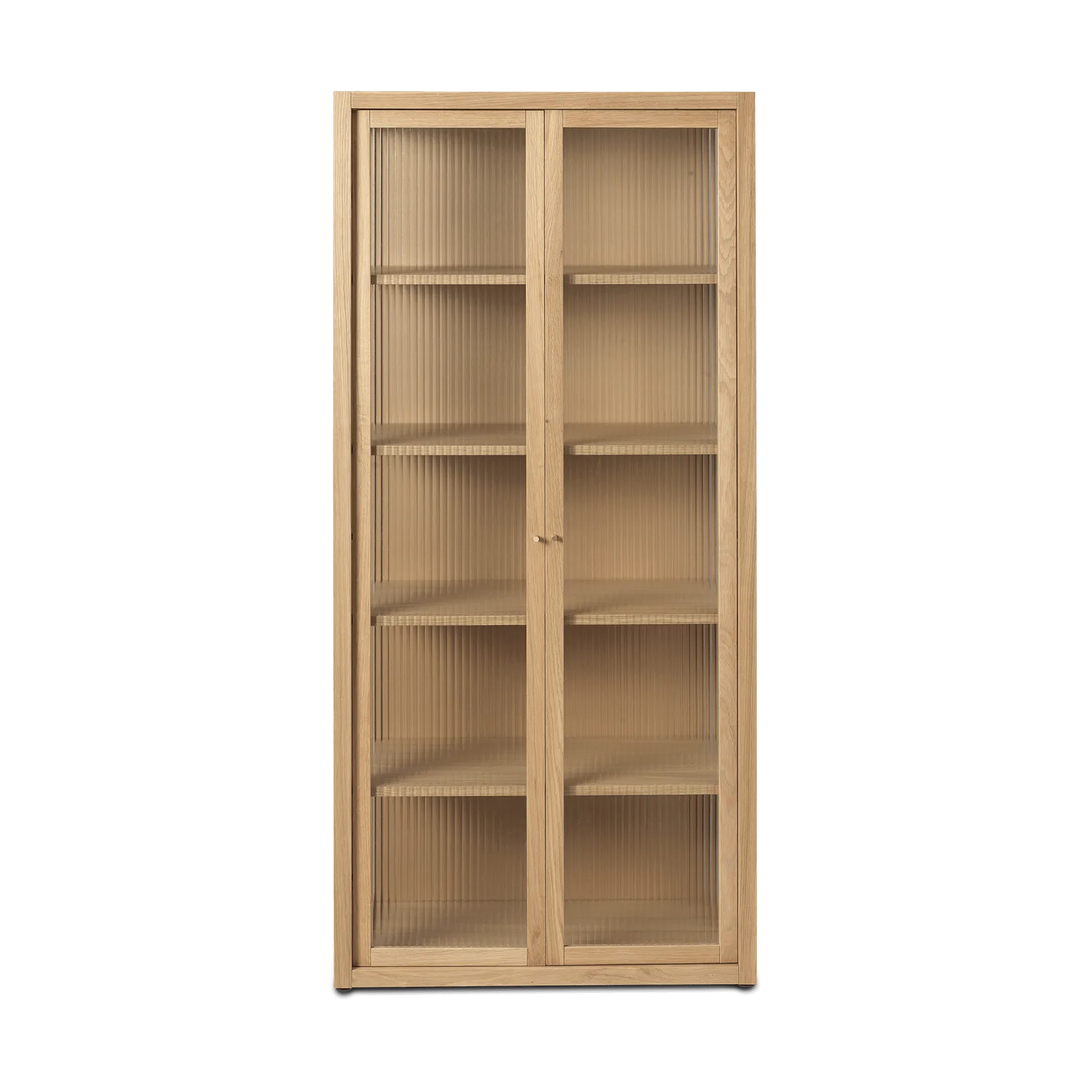 Witryna Reed 70x155 cm, Natural oak Ferm Living