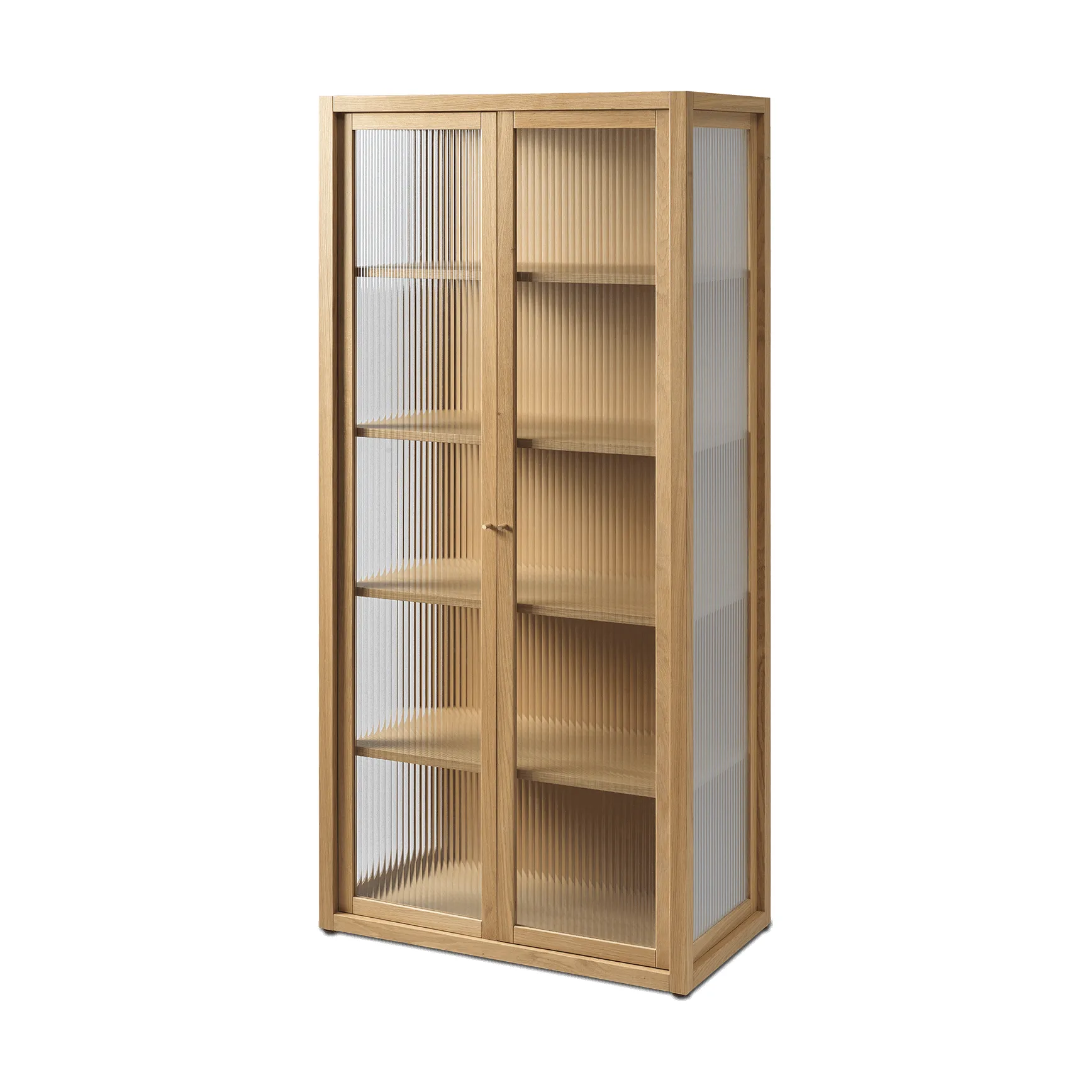 Witryna Reed 70x155 cm, Natural oak Ferm Living