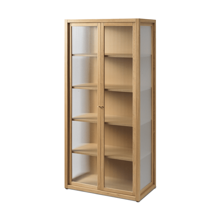 Witryna Reed 70x155 cm, Natural oak Ferm Living
