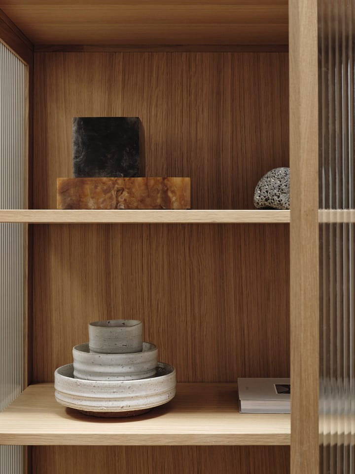 Witryna Reed 70x155 cm, Natural oak Ferm Living