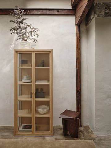 Witryna Reed 70x155 cm - Natural oak - Ferm Living