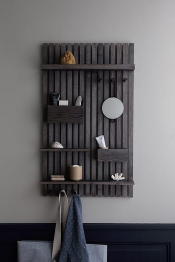 Wooden multi shelf półka  - Ciemny popiół - Ferm Living