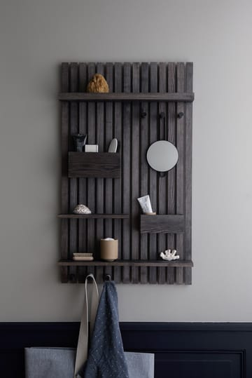 Wooden multi shelf półka  - Ciemny popiół - ferm LIVING