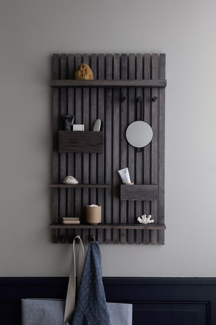 Wooden multi shelf półka  - Ciemny popiół - ferm LIVING