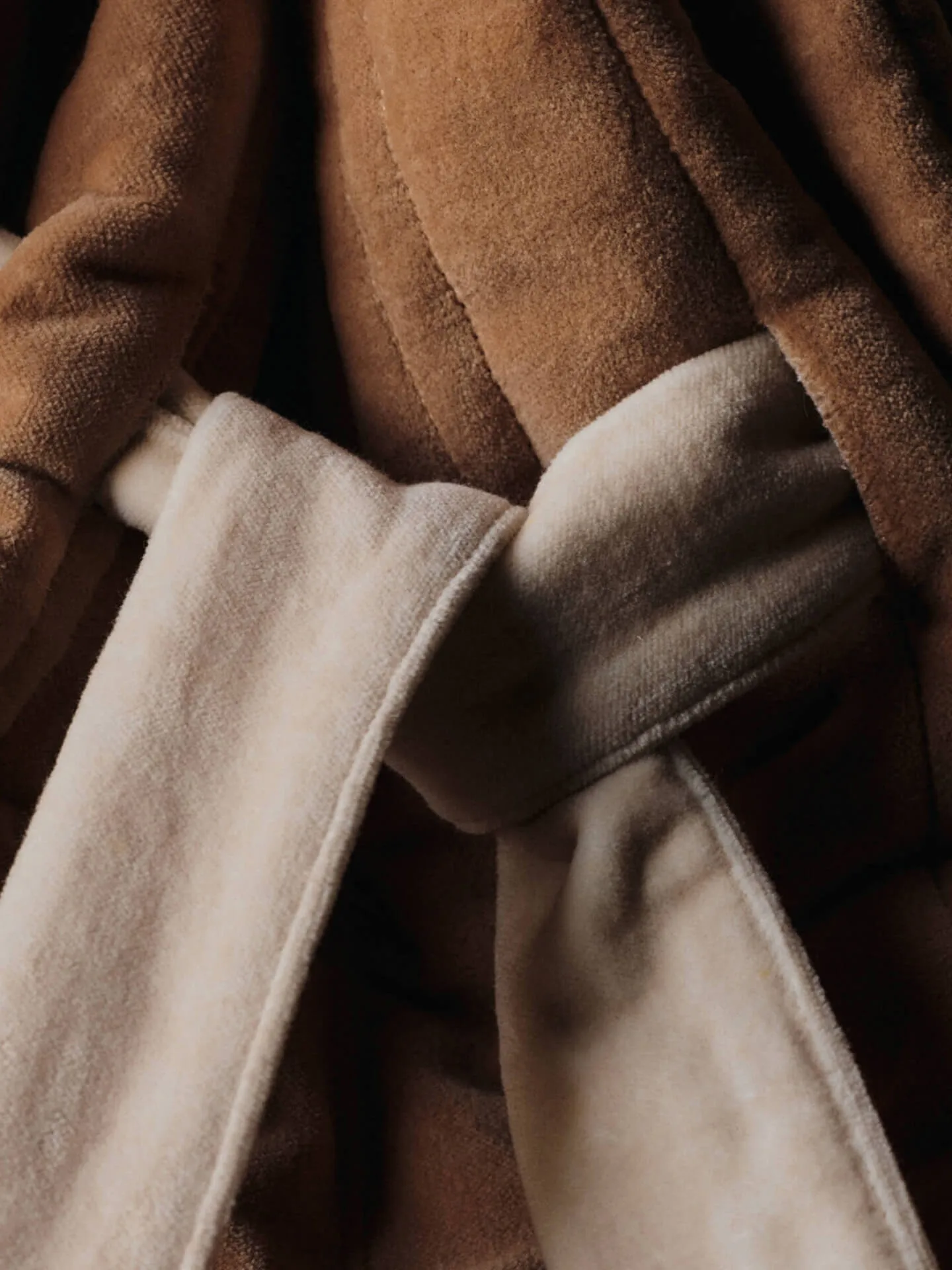 Worek pikowany Vari 50x70 cm, Velvet-tan Ferm Living