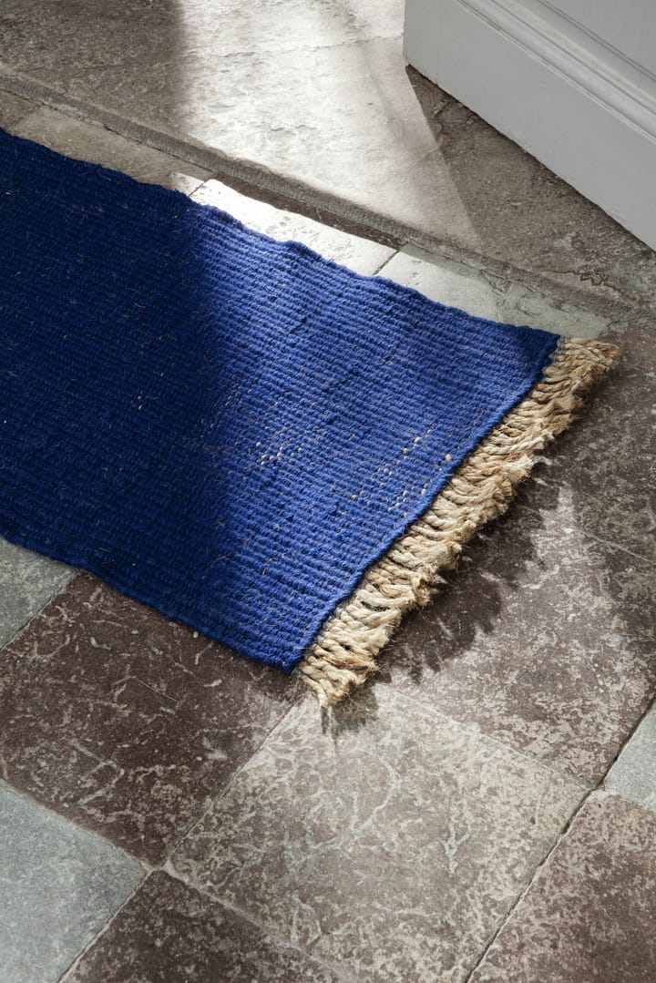 Wycieraczka Block 80x50 cm, Niebieski Ferm Living