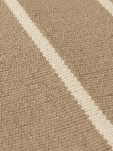 Wycieraczka Calm kelim - Dark Sand, Off-white, 50x70 cm - Ferm Living