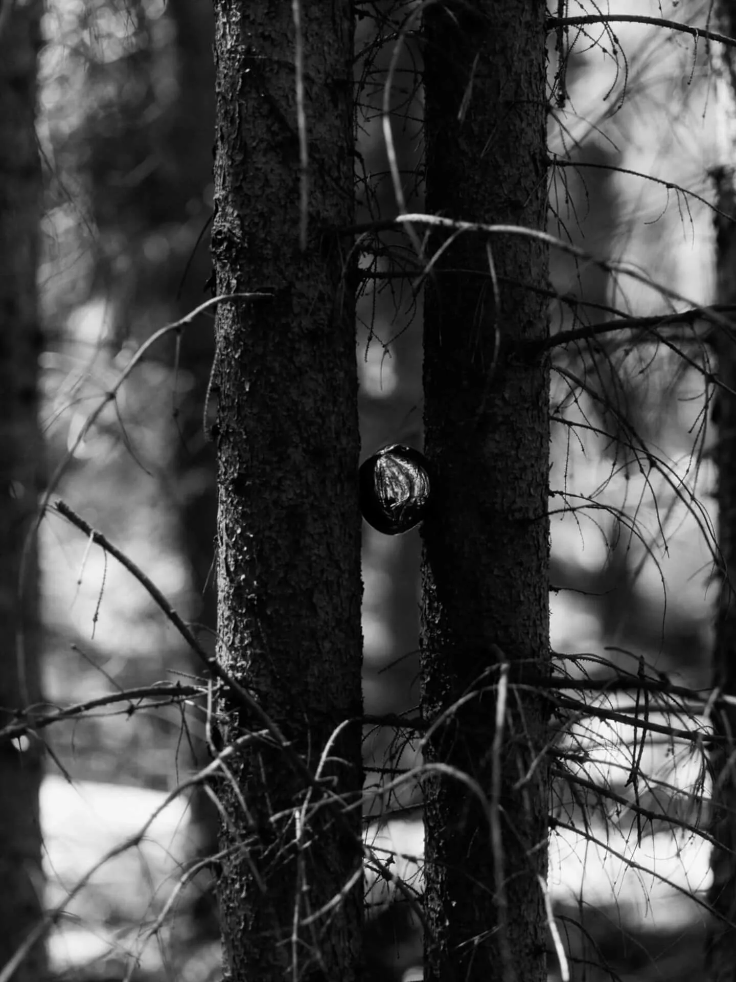 Zawieszka dekoracyjna Bellure 7 cm, 2 części, Srebrny Ferm Living