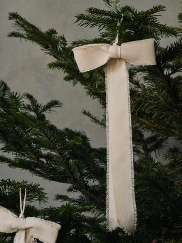 Zawieszka dekoracyjna Bow, mała 15x40 cm, 2-pak - Naturalny - Ferm Living