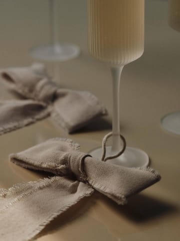 Zawieszka dekoracyjna Bow, mała 15x40 cm, 2-pak - Naturalny - Ferm Living