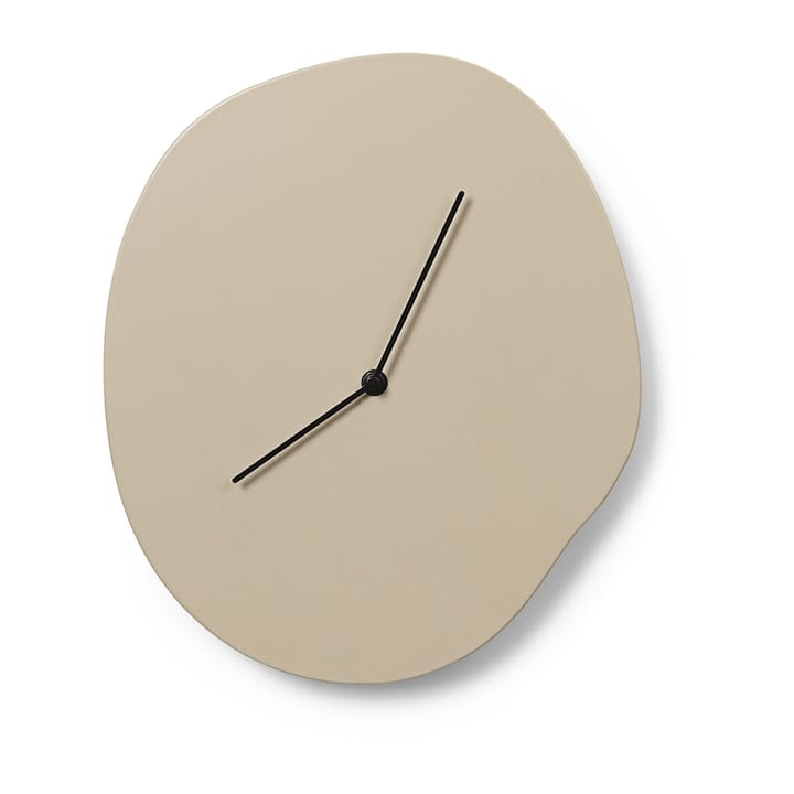 Zegar ścienny Melt 28x33 cm - Cashmere - ferm LIVING