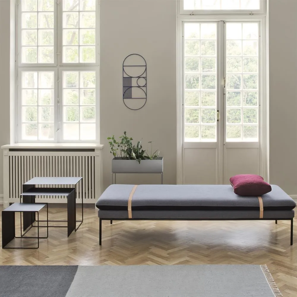 Zestaw 3 stolików Cluster, Black Ferm Living