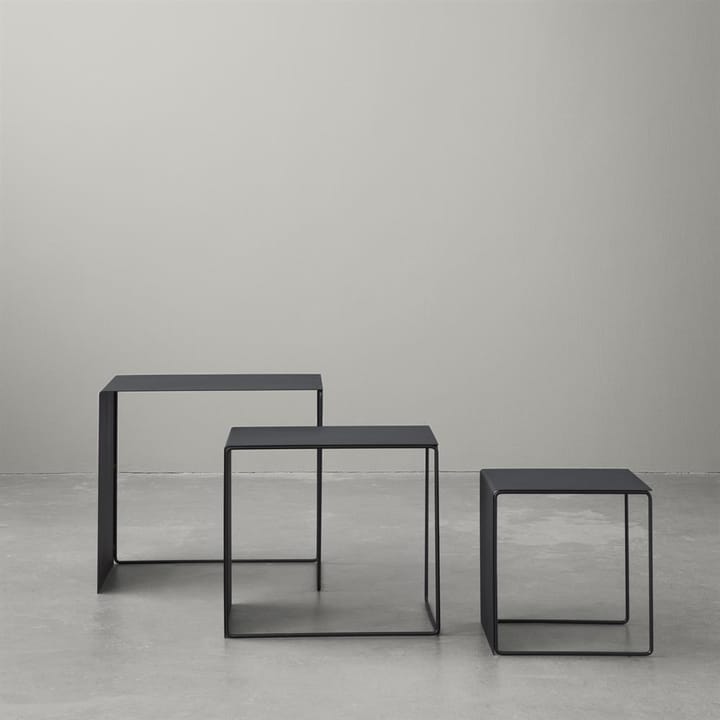 Zestaw 3 stolików Cluster, Black Ferm Living