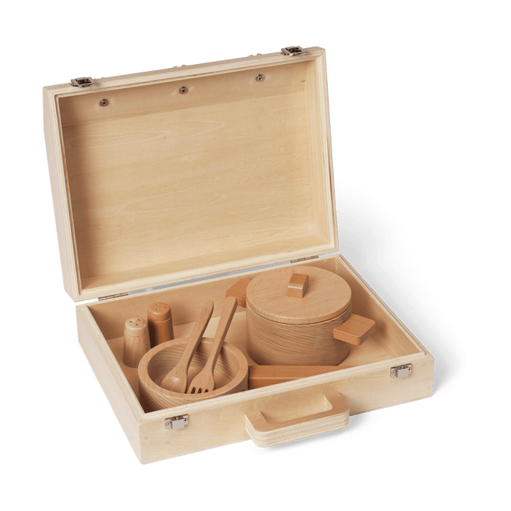 Zestaw do gotowania Toro Suitcase Kitchen dla dzieci, Natural Ferm Living