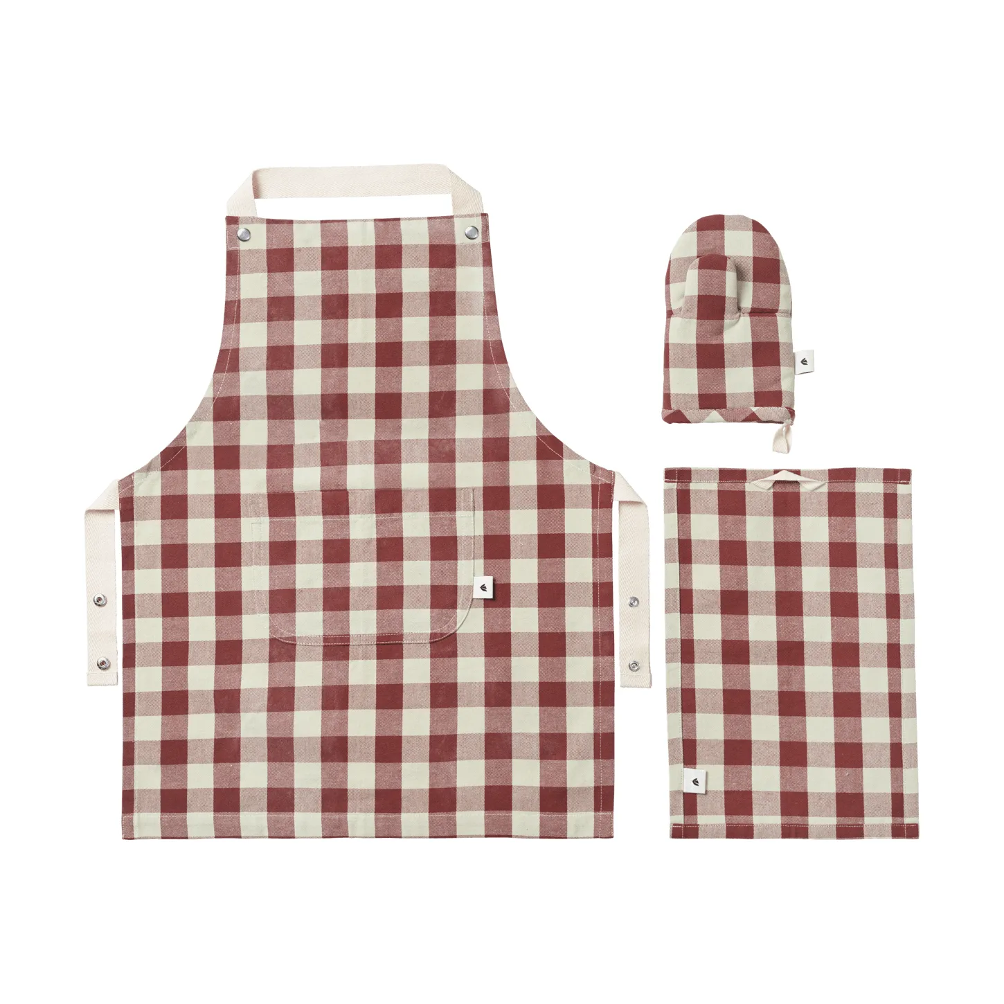 Zestaw kuchenny dla dzieci Bothy, 3 części, cinnamon-grey-green Ferm Living