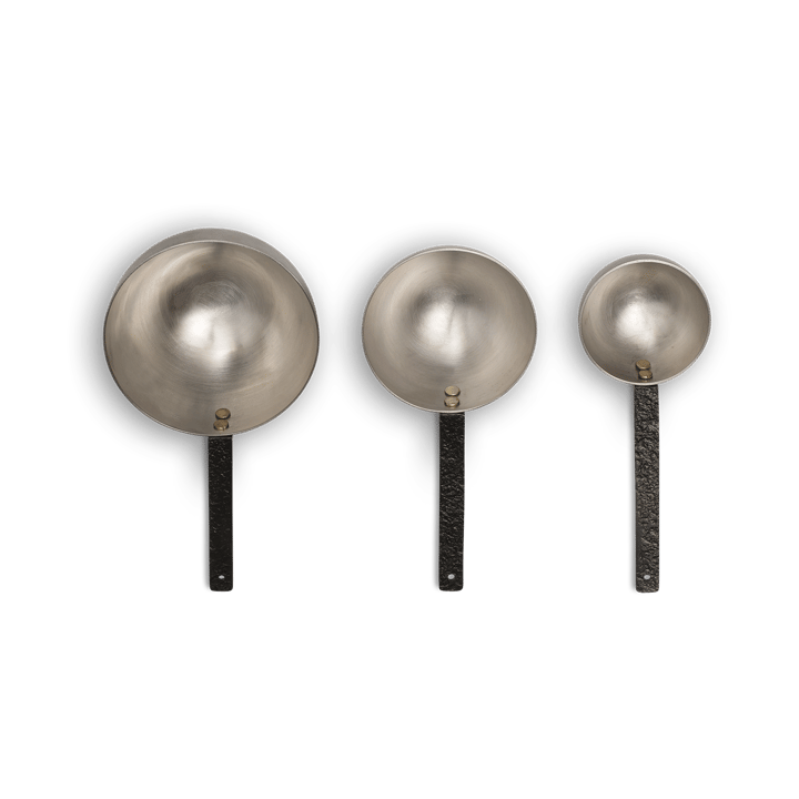 Zestaw miarek Obra Measuring Spoons 3 części - Stainless Steel - ferm LIVING