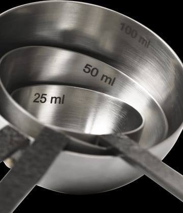 Zestaw miarek Obra Measuring Spoons 3 części - Stainless Steel - ferm LIVING