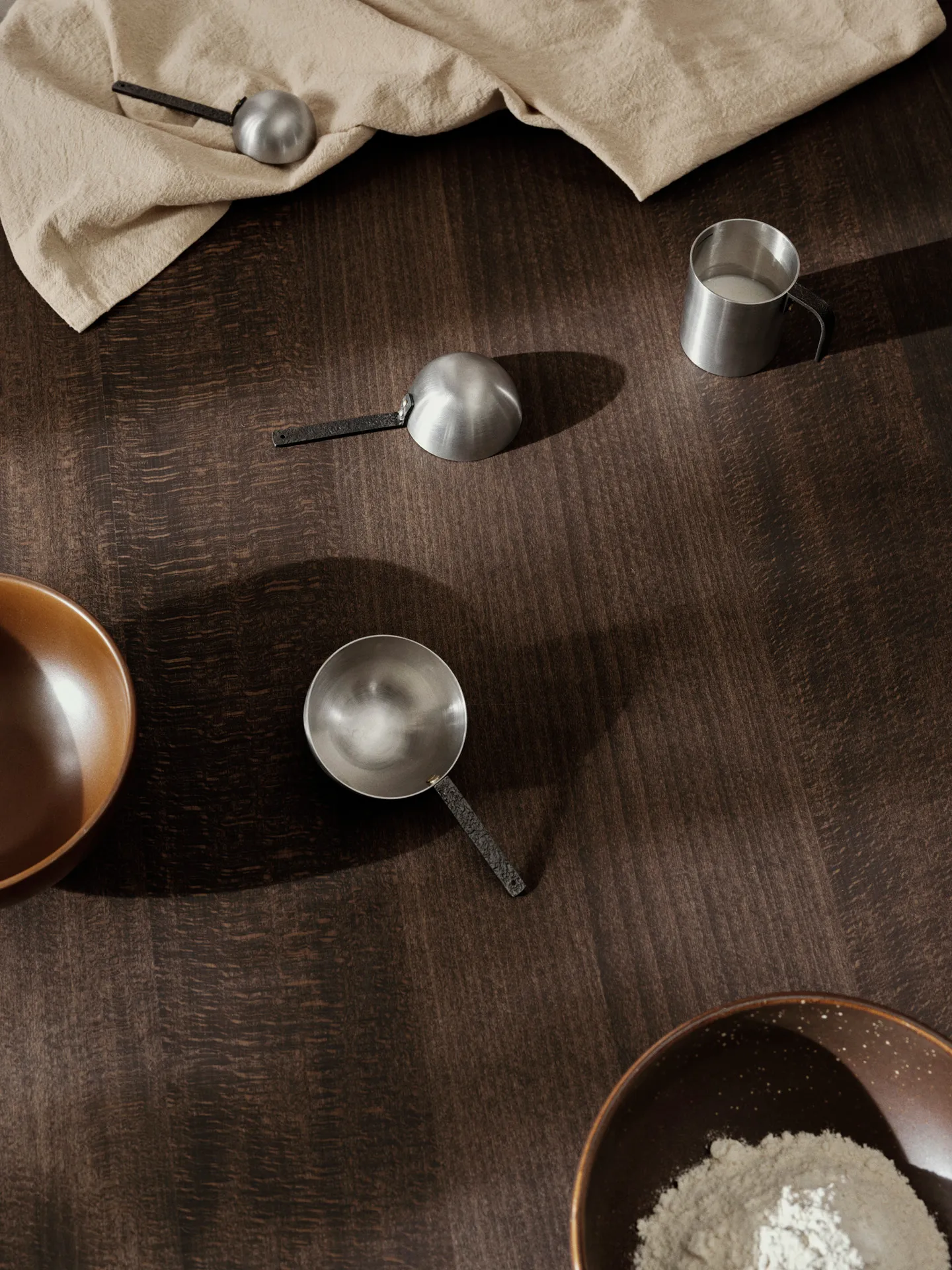 Zestaw miarek Obra Measuring Spoons 3 części, Stainless Steel Ferm Living