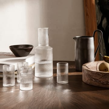 Zestaw szklanek Ripple 140 ml 4 szt. - Clear - Ferm Living