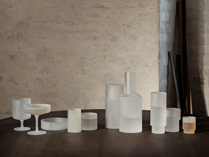 Zestaw szklanek Ripple 140 ml 4 szt., Clear Ferm Living