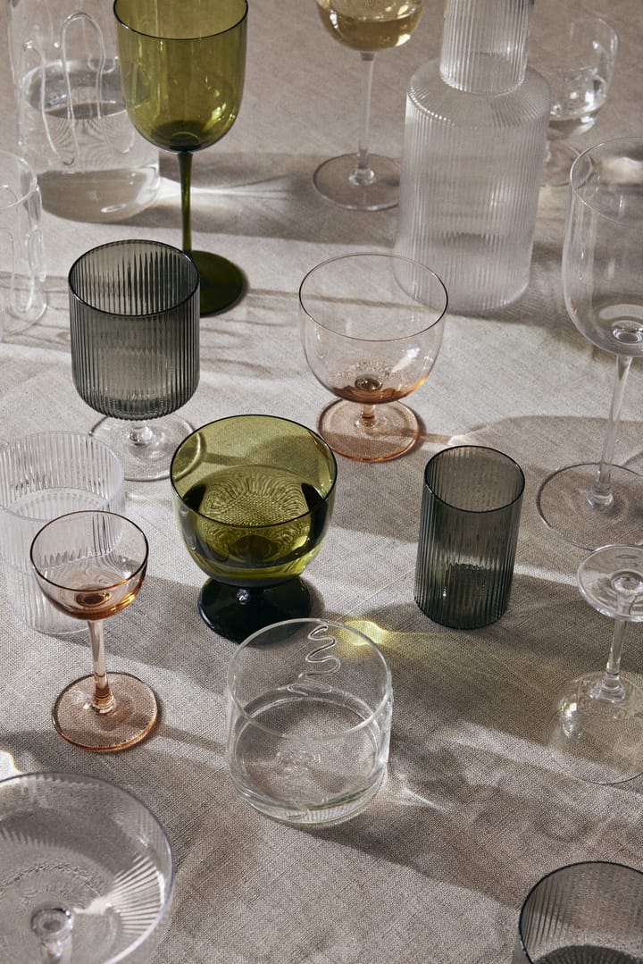 Zestaw szklanek Ripple 140 ml 4 szt., Smoked grey Ferm Living