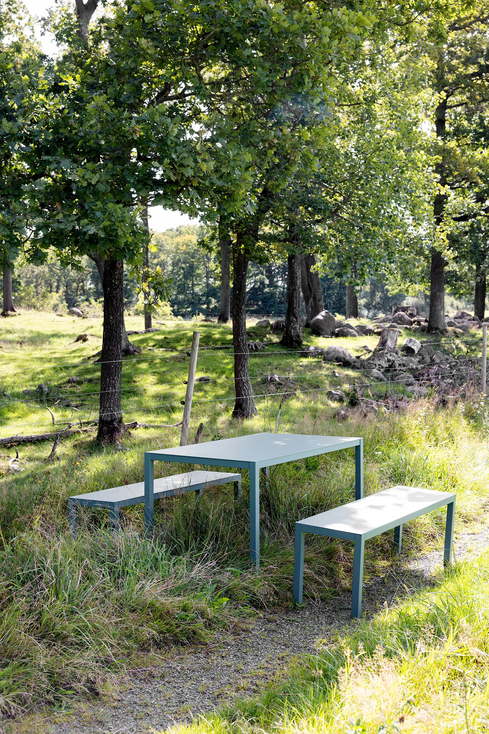 Ławka Aria, Sage green Fiam