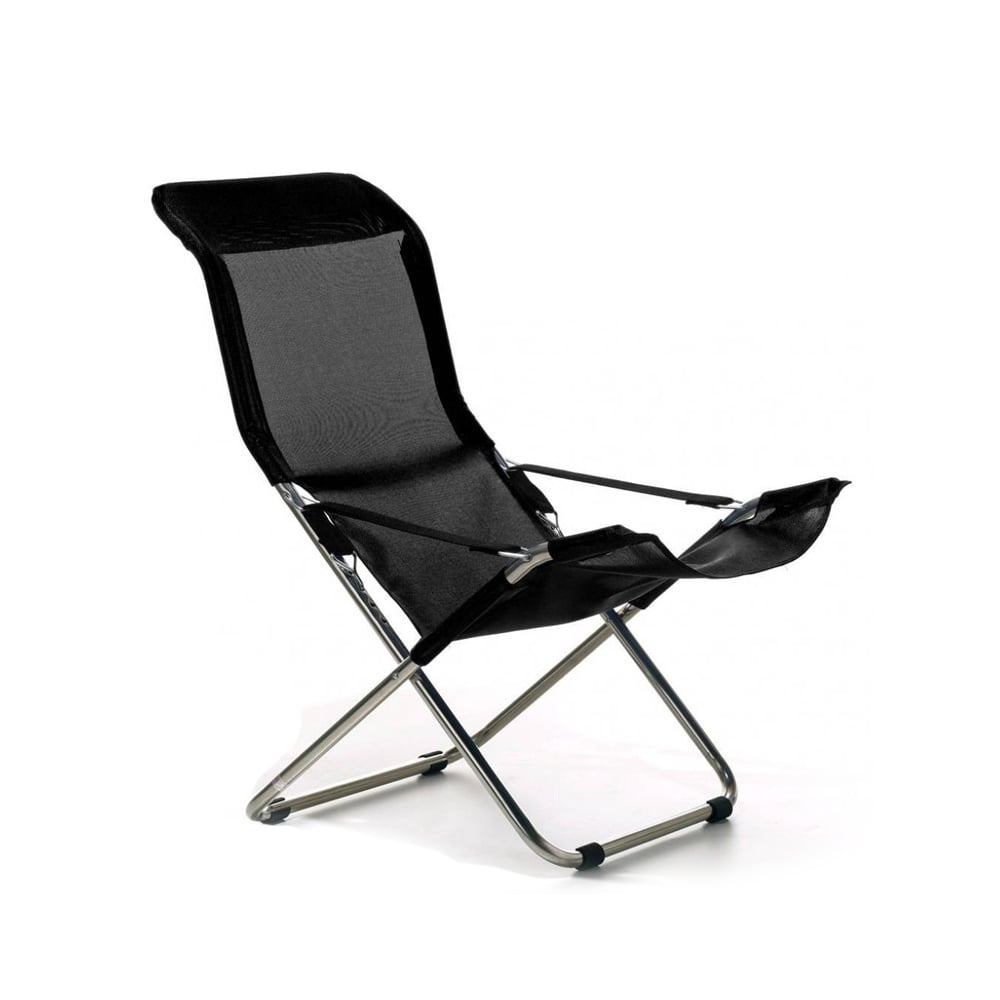 Fiam Leżak Fiesta Czarny | Skandynawski Design | Czarny