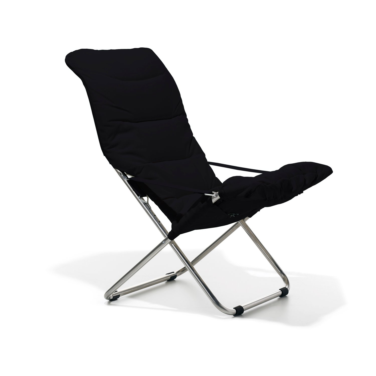 Fiam Leżak Fiesta Soft Black | Skandynawski Design | Czarny