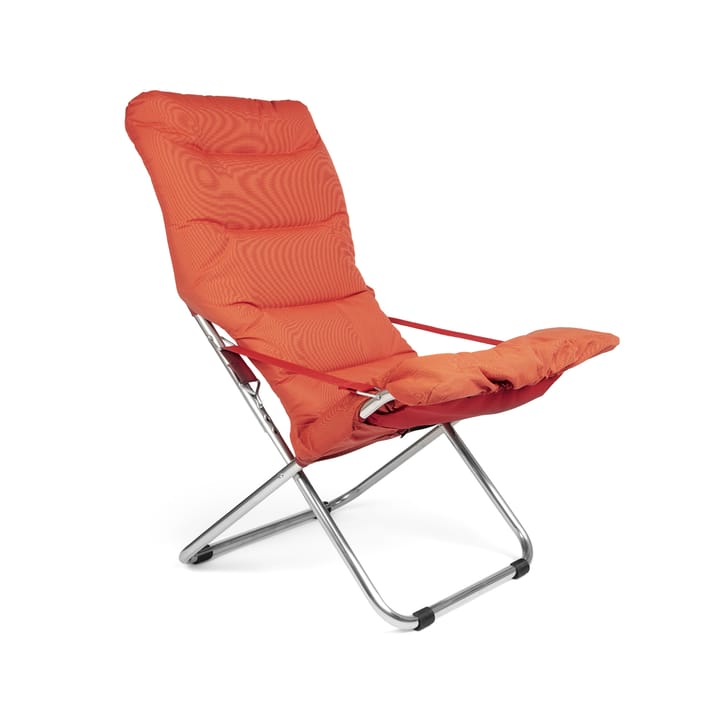 Leżak Fiesta Soft - Materiał pomarańczowy-stojak aluminiowy - Fiam