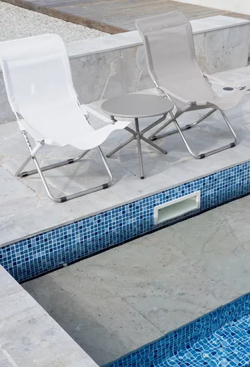 Leżak Fiesta - White-beige - Fiam