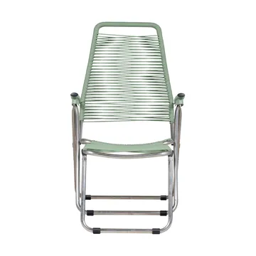 Leżak Spaghetti z podnóżkiem - Zielony szałwiowy - Fiam