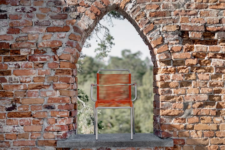 Mya aluminiowy fotel , Orange Fiam