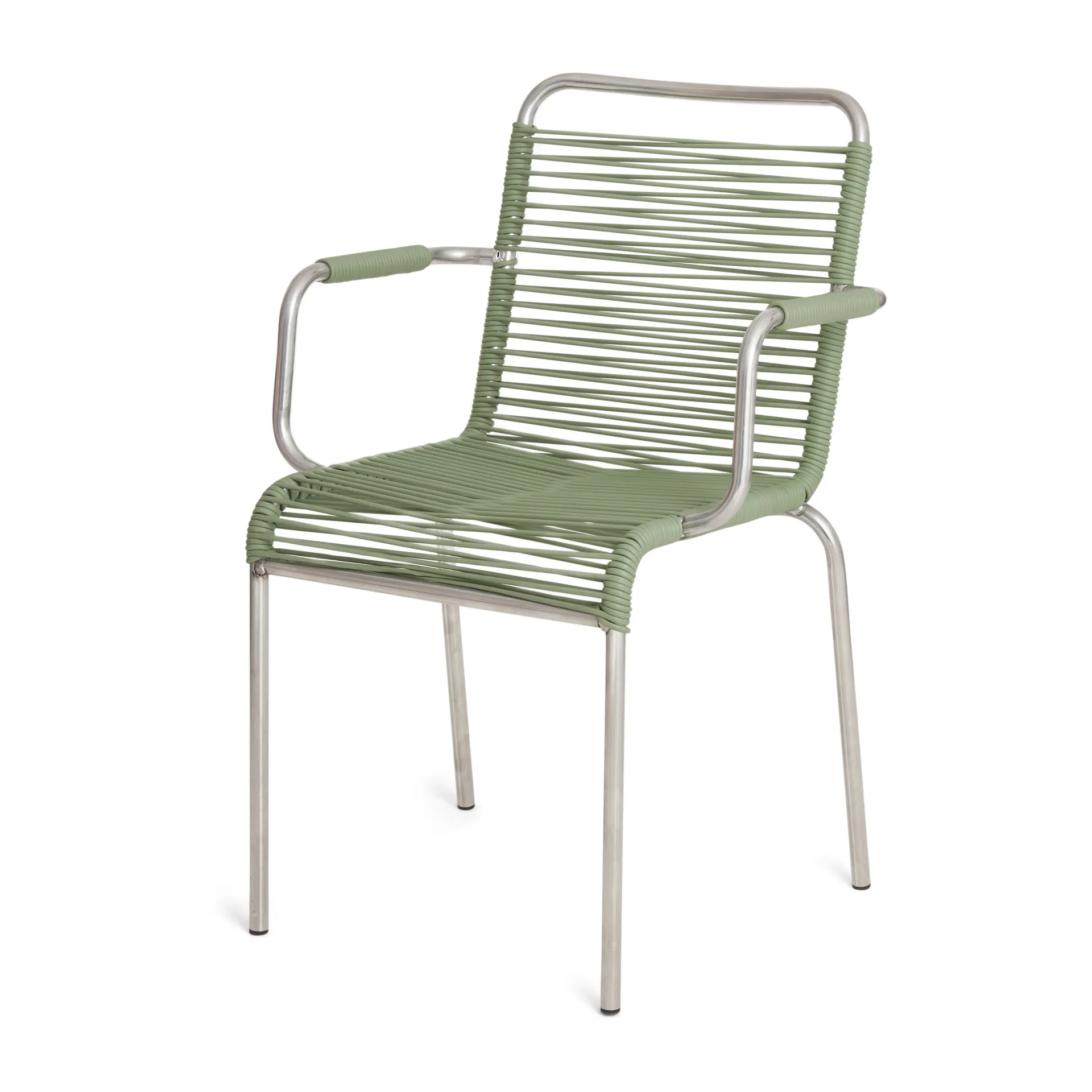 Mya aluminiowy fotel , Sage green Fiam