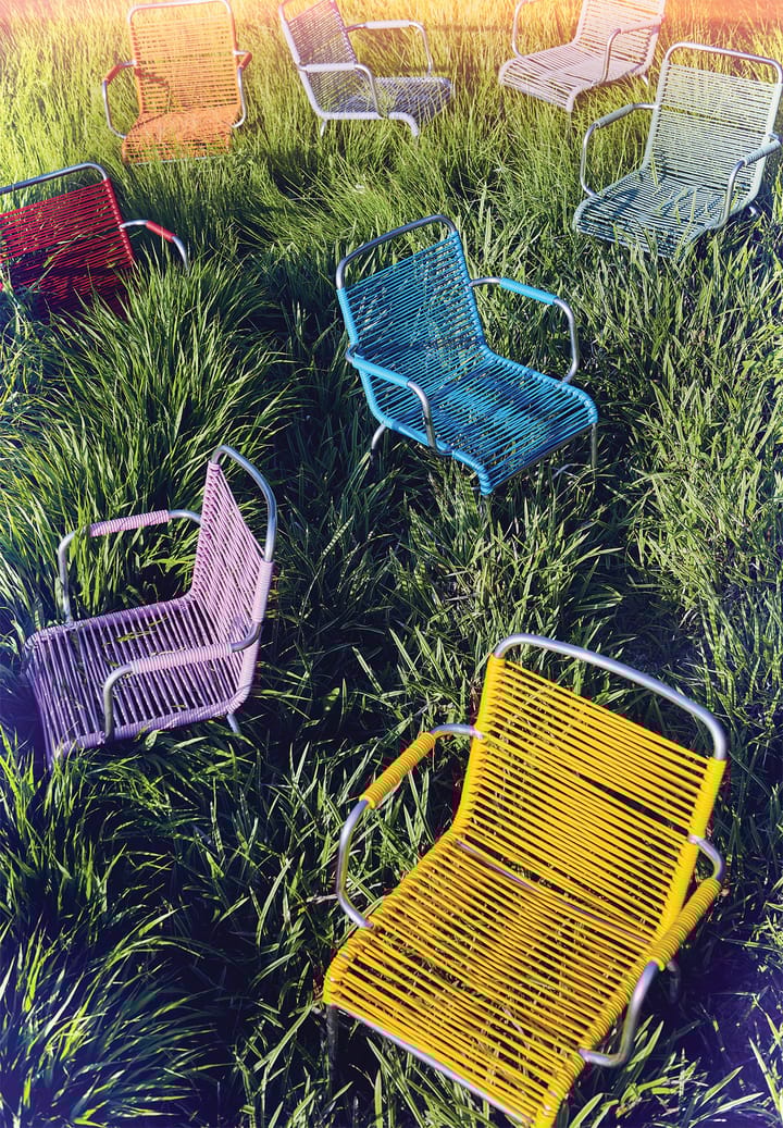 Mya aluminiowy fotel , Yellow Fiam