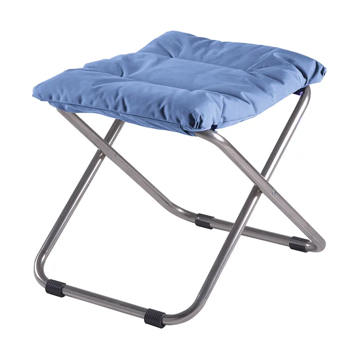 Stołek Chico Soft - Light blue-beige supertex - Fiam