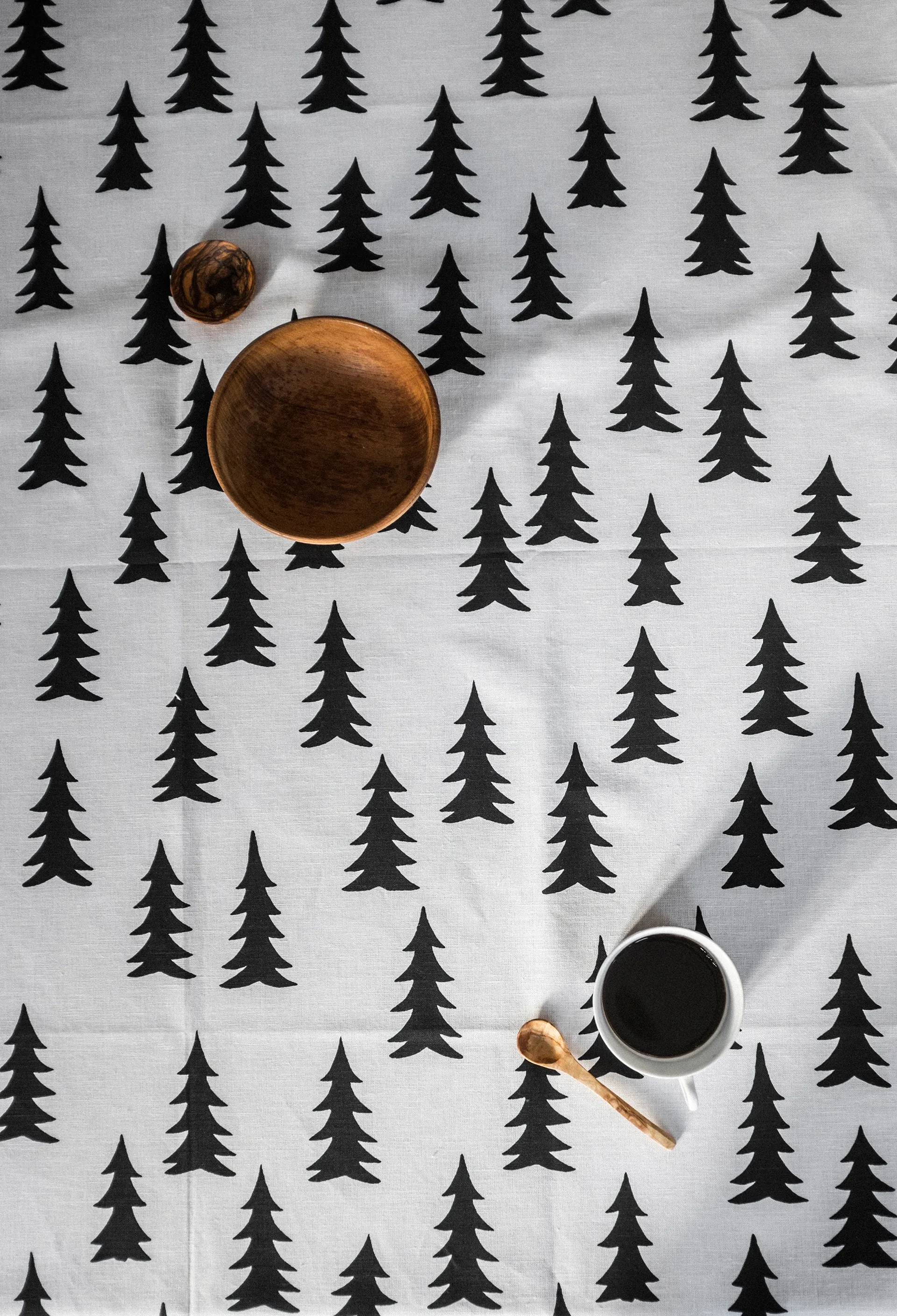 Choinka obrus , biały-czarny Fine Little Day