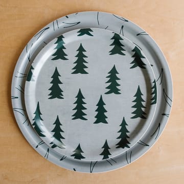Choinka taca 31 cm - Zielony - Fine Little Day